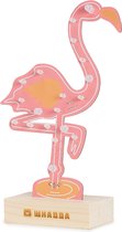 Whadda Soldeerkit, XL-printplaat, flamingo, met houder, educatief en creatief STEM-bouwpakket
