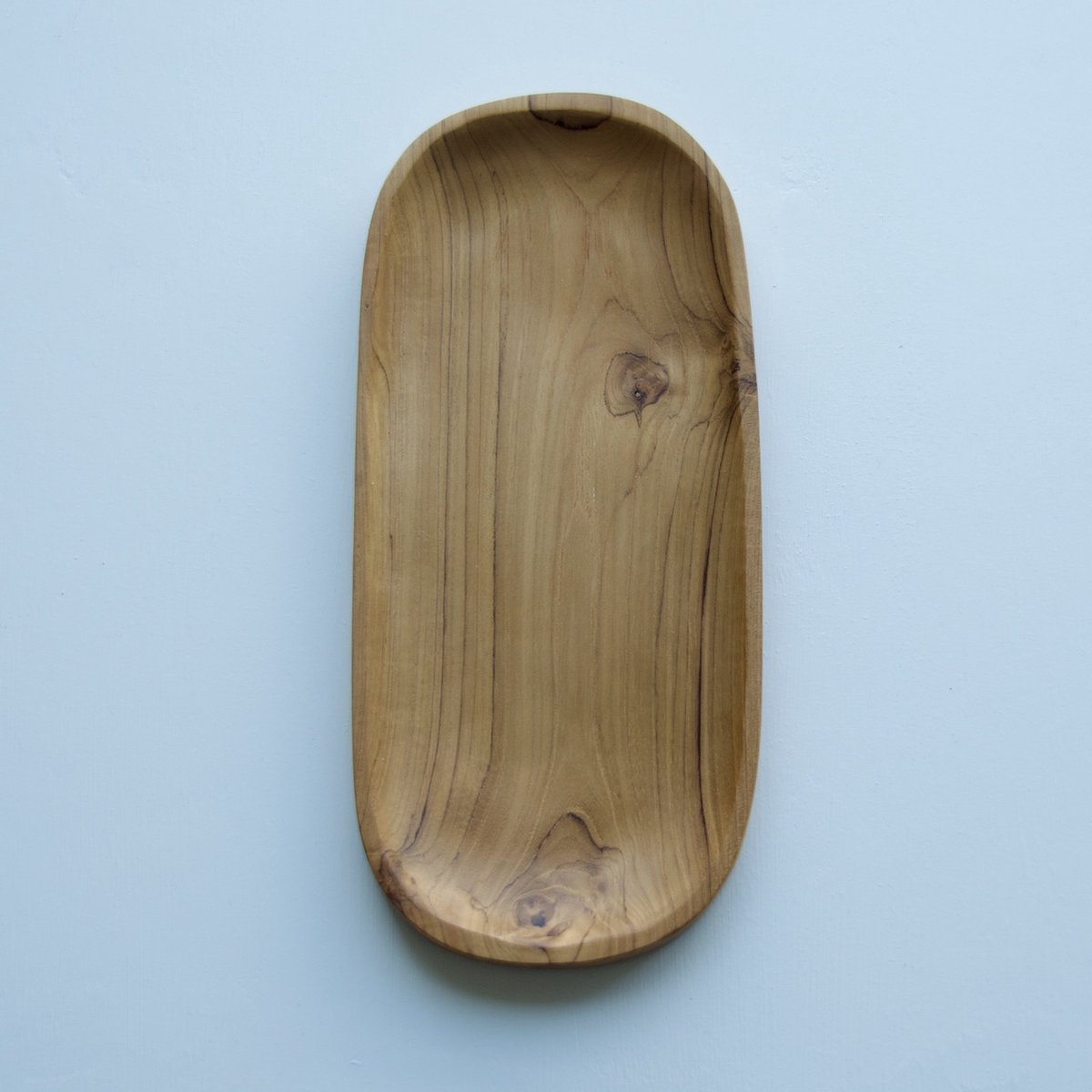 Boltze Schaal Teak (decoratieve pot in bruin, teakhout, 30 x 30 x 9 cm kom, rond) 3245300
