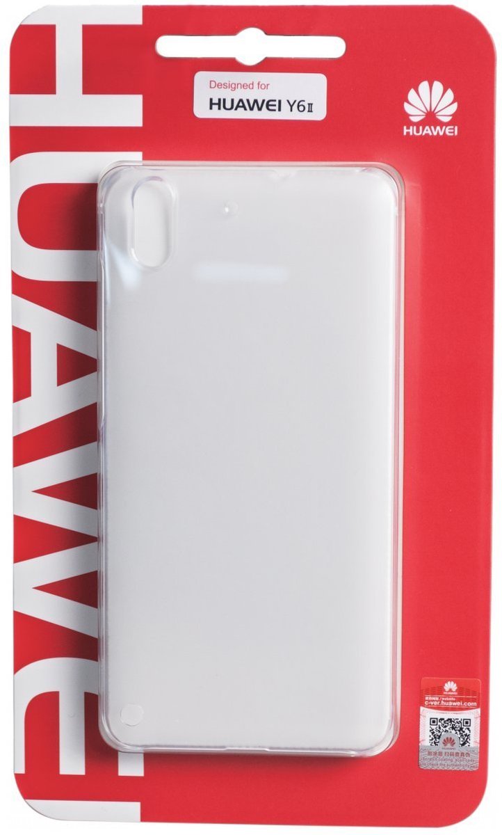 Origineel Huawei PC Case voor Huawei Y6 II - Transparant