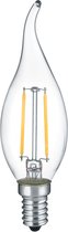LED Lamp - Kaarslamp - Filament - Torna Kirza - E14 Fitting - 2W - Warm Wit-2700K - Transparant Helder -  Glas