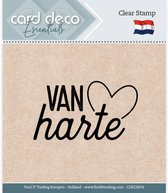 Card Deco Essentials - Clear Stamps - CDECS 054 Van harte