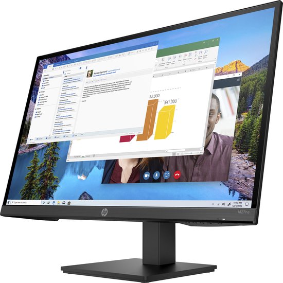 HP P27h G5 68,6 cm (27) 1920 x 1080 Pixeles Full HD (64W41AA#ABB)