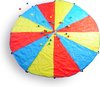 BS Toys Parachute Spel met Gat - Buitenspeelgoed - Vangspel - Doekspel 3 tot 12 Spelers - Spelletjes voor kinderen - Buiten speelgoed - Buitenspel - Buiten Spellen - Tuin Speelgoed - Strandspeelgoed - 3 Meter doek