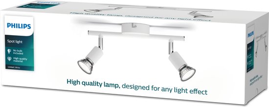 1 Philips led opbouwspot incl het clickfix systeem - Lampen | Spots