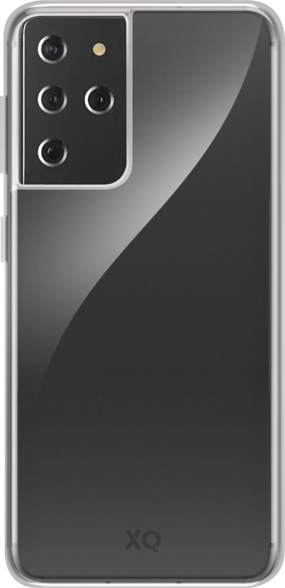 XQISIT Flex Case Anti Bac for Galaxy S21 Ultra clear