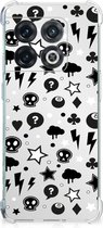 Telefoon Hoesje OnePlus 10 Pro Case met transparante rand Silver Punk