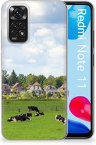 Backcover Soft Siliconen Hoesje Xiaomi Redmi 10 | Redmi Note 11 4G Telefoon Hoesje Hollandse Koeien