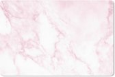 Tapis de souris XXL - Sous-main - Tapis de bureau - Marbre - Wit - Rose - Chic - Aspect marbre - 90x60 cm - Tapis de souris XXL