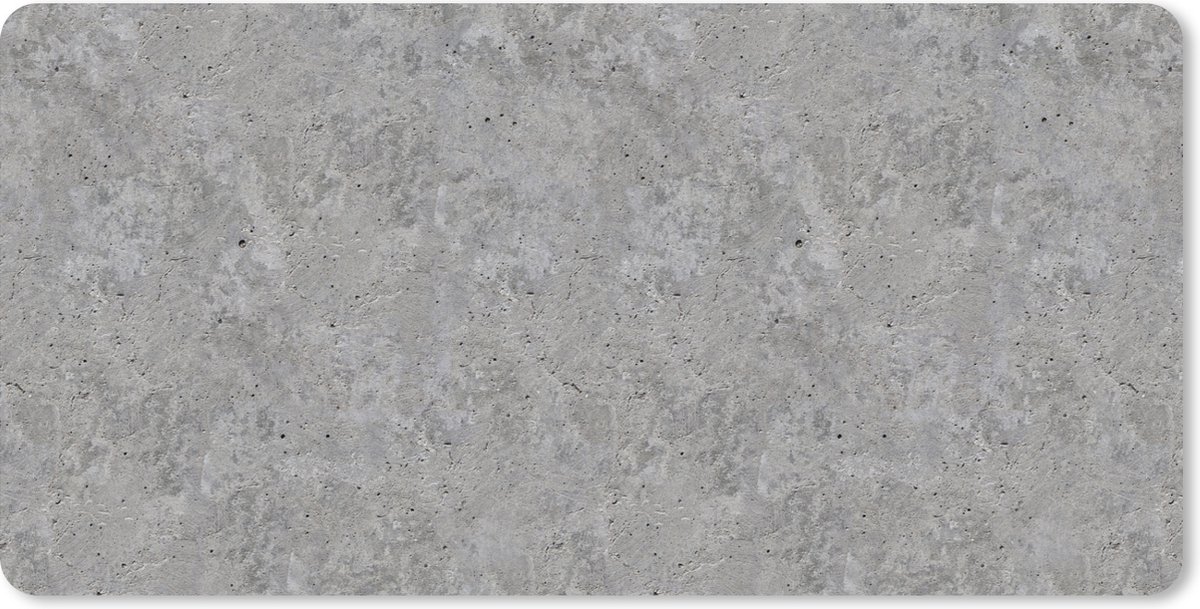 Muismat XXL - Bureau onderlegger - Bureau mat - Patroon - Cement - Beton print - 120x60 cm - XXL muismat