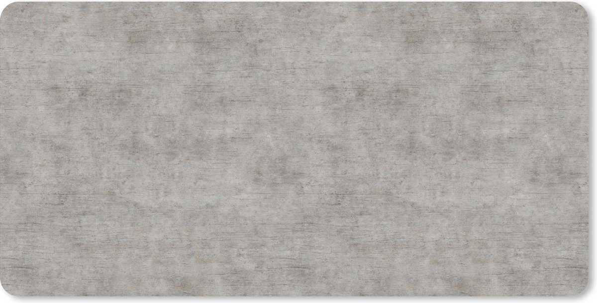 Muismat XXL 90x45 cm - Bureau onderlegger - Bureau mat Beton - Oud - Grijs - Patronen - Bureaumat - Gaming mousepad xl - Bureaulegger groot - Computer deskmat