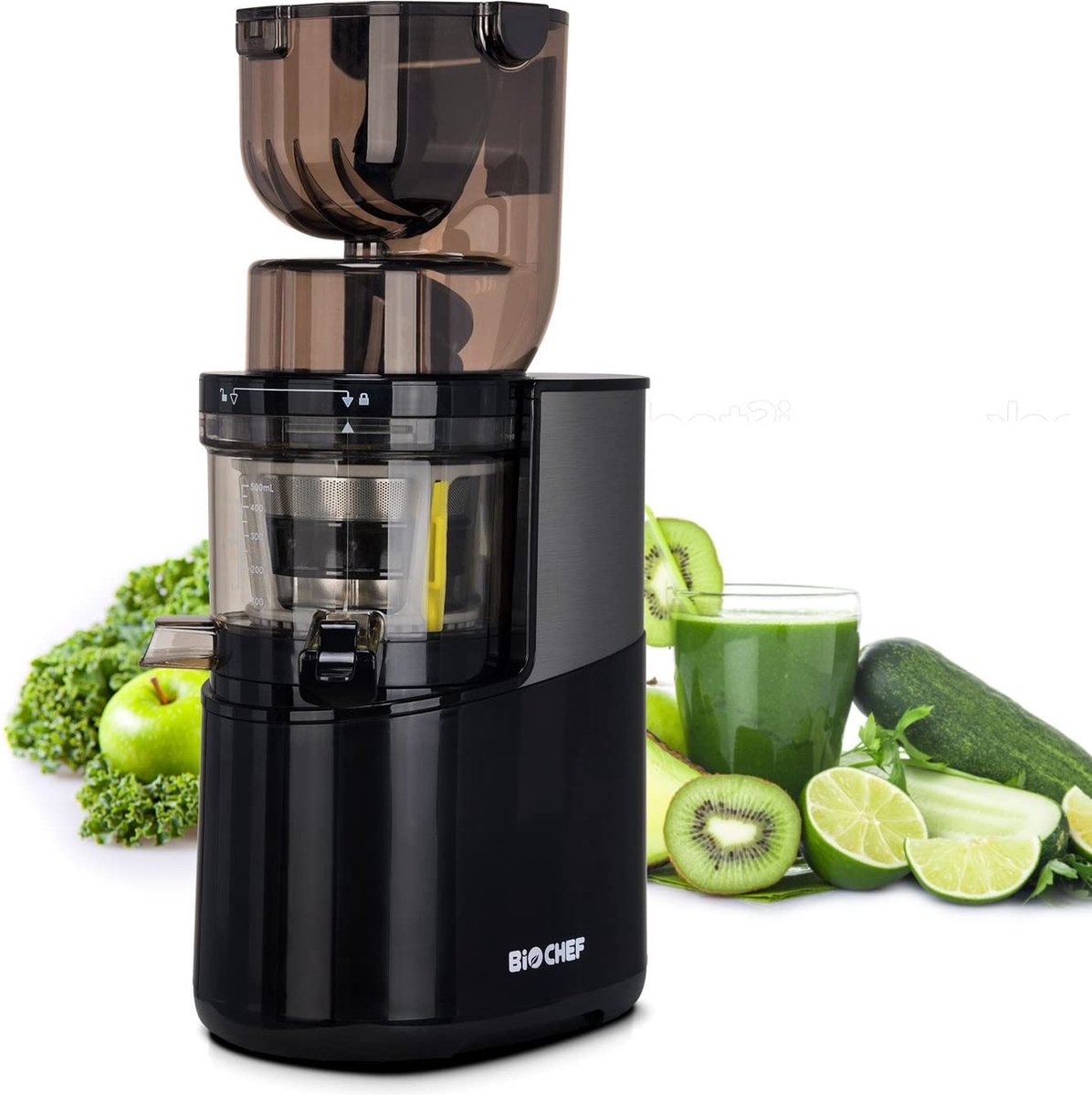 SlowJuicer Voor Groente- en Fruitsap Horizontale Slow juicer duurzaam