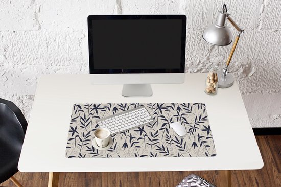 Tapis de souris XXL - Sous-main - Tapis de bureau - Plantes - Japon - Motifs - 90x45 cm - Tapis de souris XXL