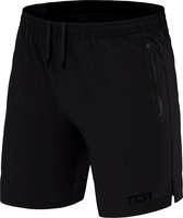 Short léger Elite Tech avec poches zippées pour homme - Triple Black (Zwart)