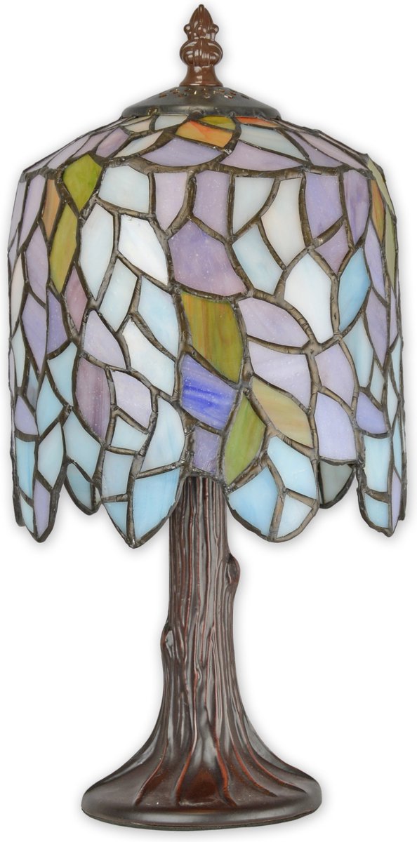 Tiffany stijl tafel lamp 32 cm hoog