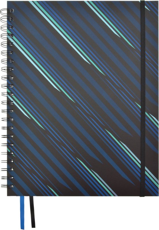 Schrift geniet A5 (14,8x21cm) 24 blad geruit 5x5mm - Willekeurige kleur