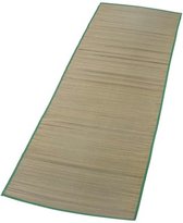 Rieten Strandmat - Oprolbare Rietmat - Groen / Bruin - Ligmat Voor Buiten - 60x180cm