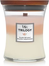 WoodWick Medium candle  Trilogy Island Getaway