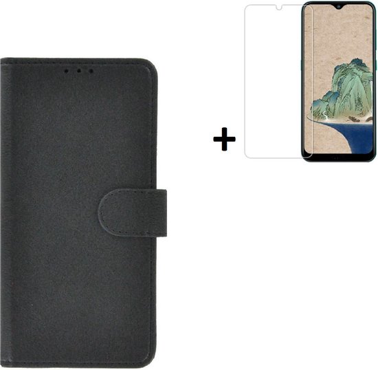 MoDo Case pour Nokia G11/ G21 - Étui livre en similicuir - Étui Zwart avec protecteur d'écran