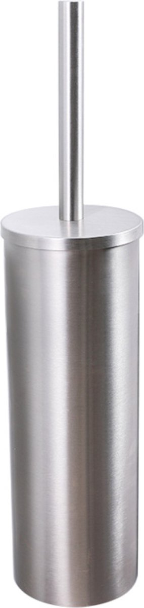 VDN Stainless Toiletborstel met houder - Toiletborstelhouder - Zilver - Wc borstel met houder - RVS - Vrijstaand