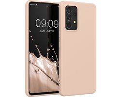 kwmobile telefoonhoesje geschikt voor Samsung Galaxy A53 5G - Hoesje voor smartphone - Back cover in kokosmelk