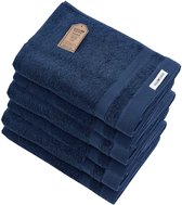 PandaHome - Badhanddoeken - 6 delig - 6 Badhanddoeken 70x140 cm - 100% Katoen - Badhanddoek blauw - Towels - Sauna handdoek