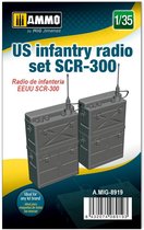 1:35 AMMO MIG 8919 US infantry radio set SCR-300 Resin onderdeel