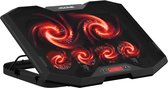 ASOME K9 Laptop Standaard - Laptop Cooler - Laptopstandaard - 12" - 17 Inch - Verstelbaar - 6 Ventilatoren
