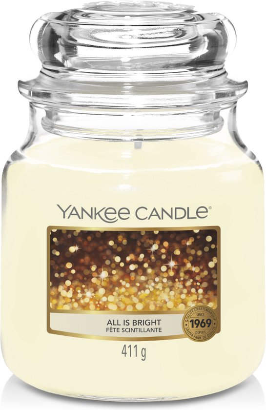 Yankee Candle All is Bright Medium Jar