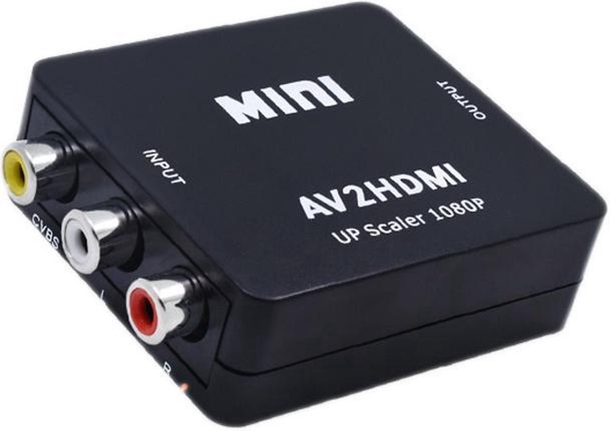 AV naar HDMI converter - RCA tulp naar HDMI omvormer