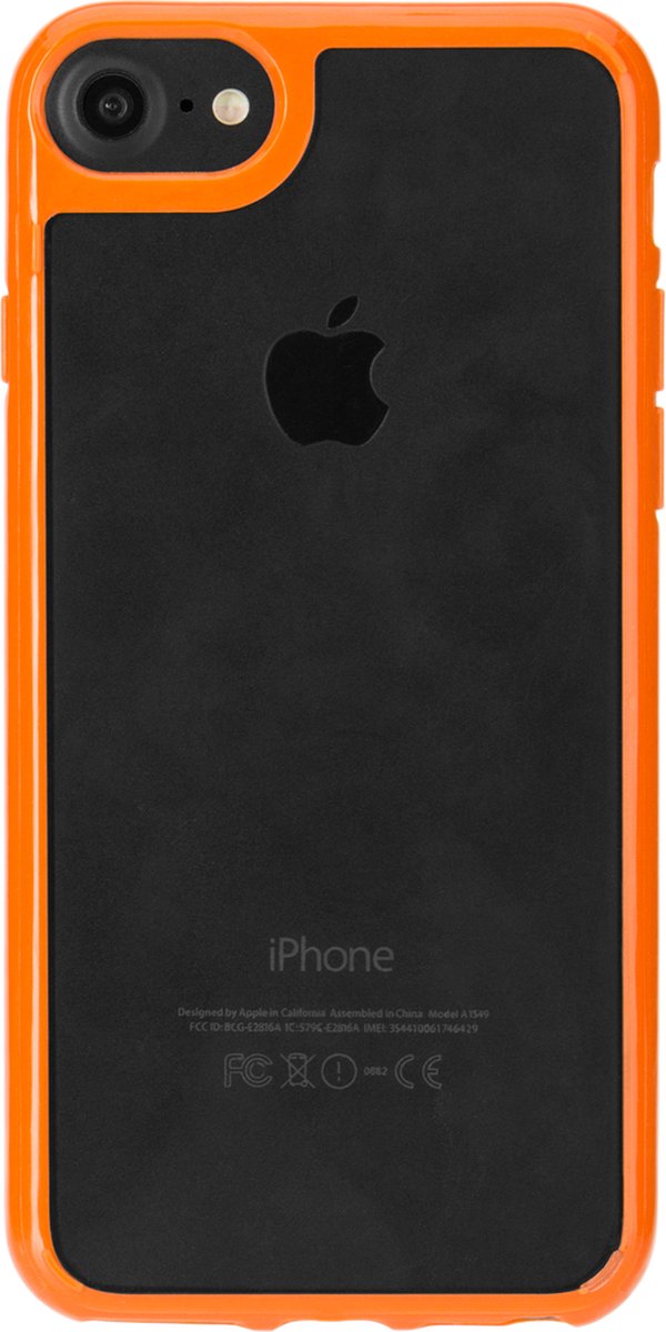 FLAVR Odet bumper hoesje iPhone 6 6s - Oranje Transparant