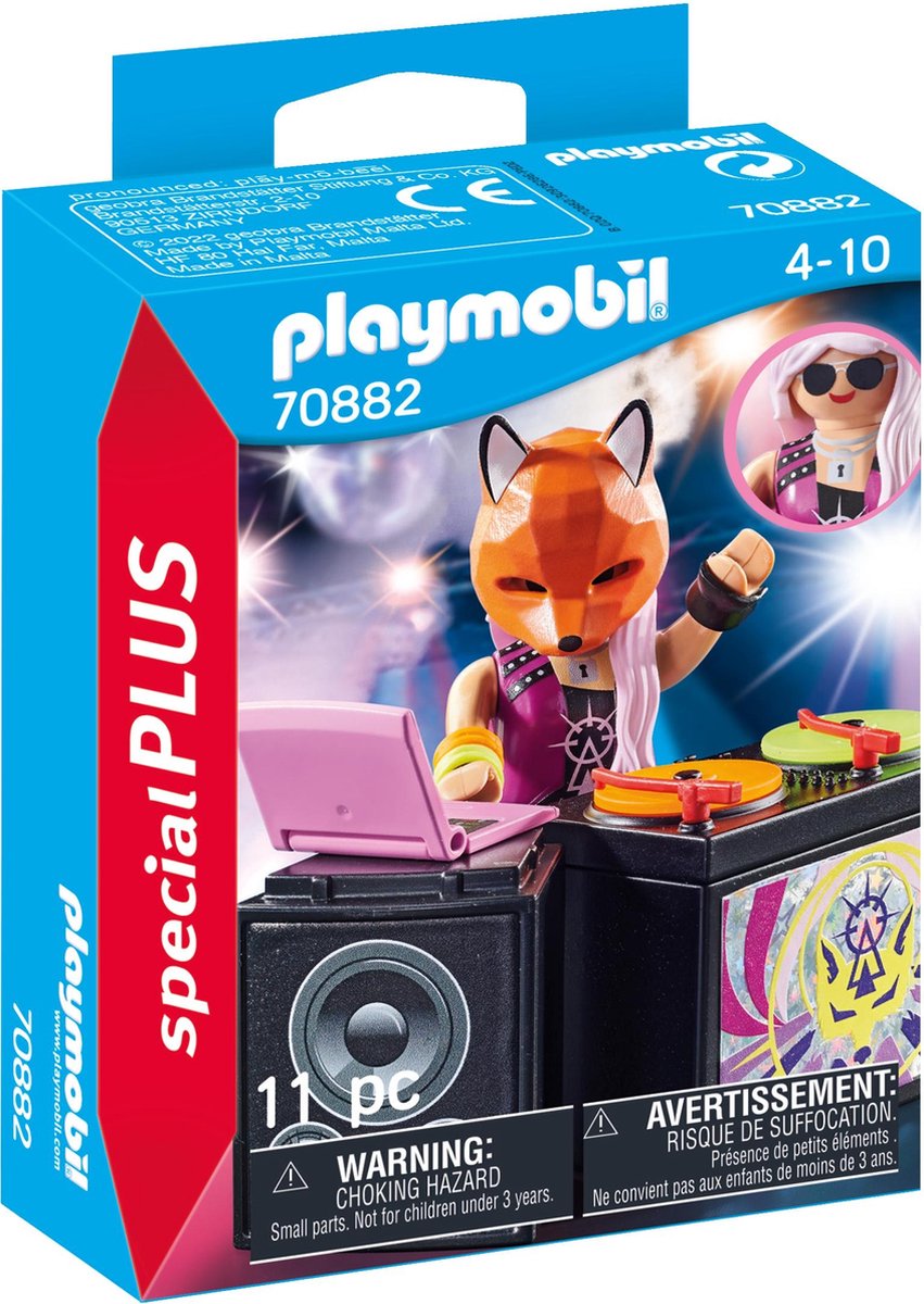 PLAYMOBIL Special Plus DJ met draaitafel - 70882