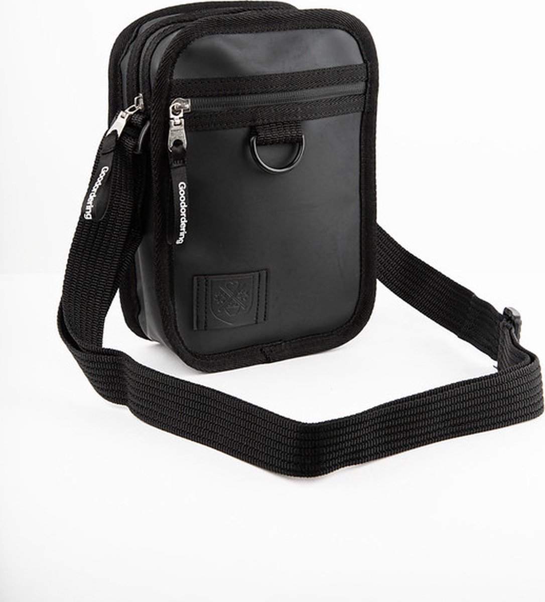 Schoudertas Goodordering Monochrome Gadget Shoulder Bag Zwart