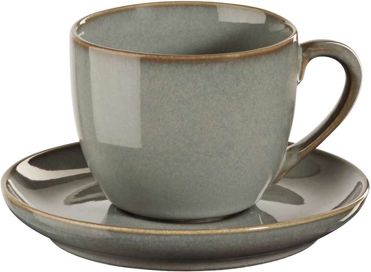 ASA Selection Espresso kop en Schotel Saisons Eucalyptus 90 ml
