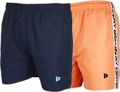 2-Pack Donnay Swimshorts (555900/555950) - Zwembroek - Heren - Navy/Neon Orange - maat L