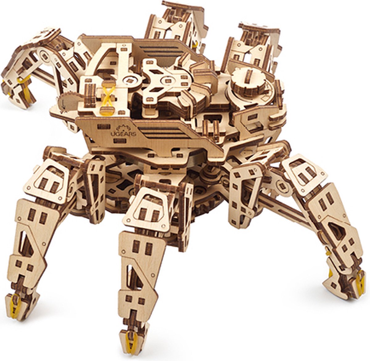 UGEARS Houten 3D Model - Hexapod Verkenner — afbeelding 7