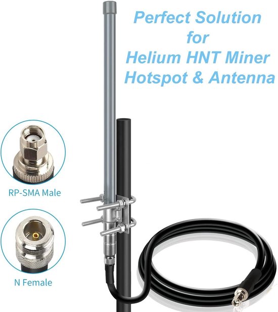 8 dbi 868 mhz EU Lorawan fiberglass Helium antenne - Lorawan