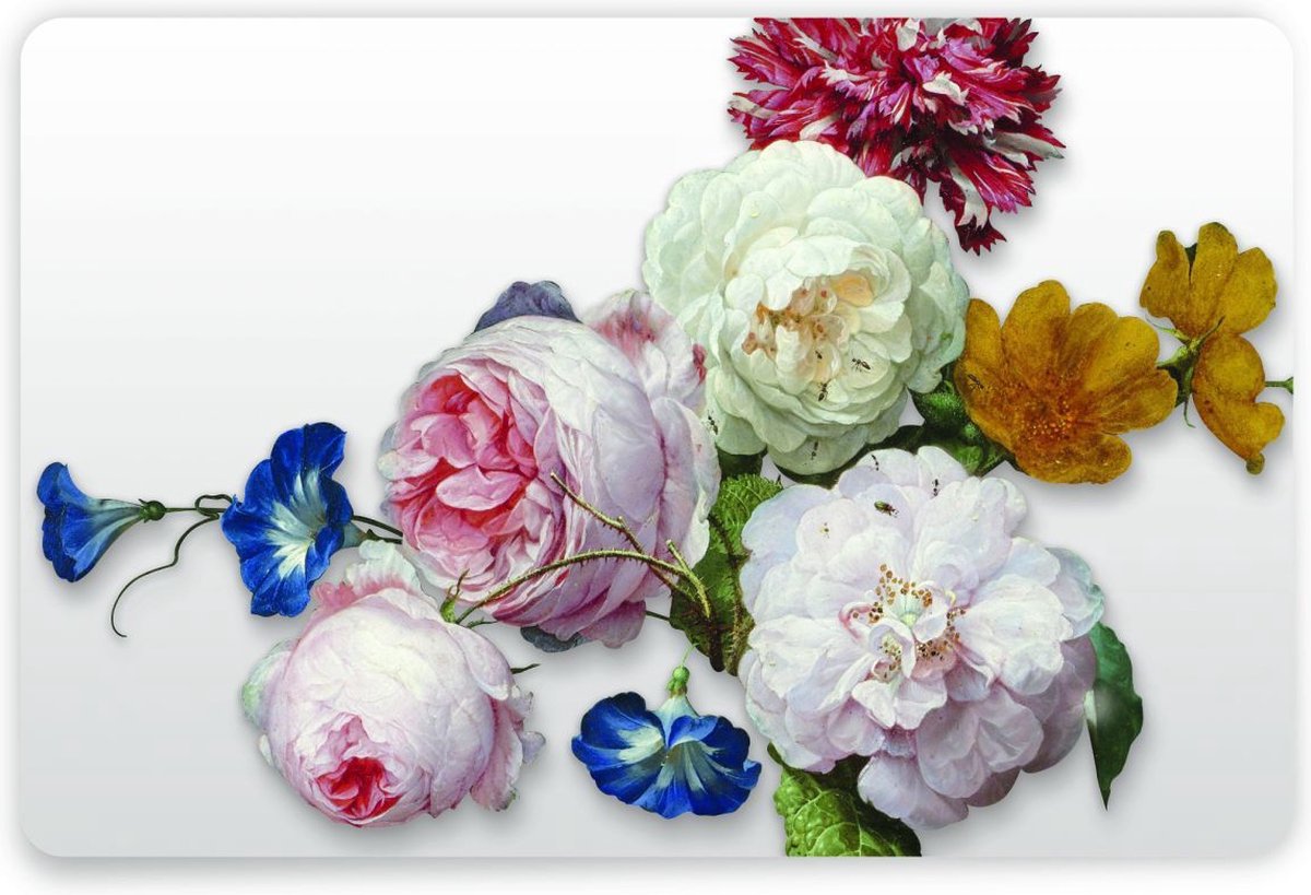 Mtday placemat De Heem bloemen 44 x 29 cm
