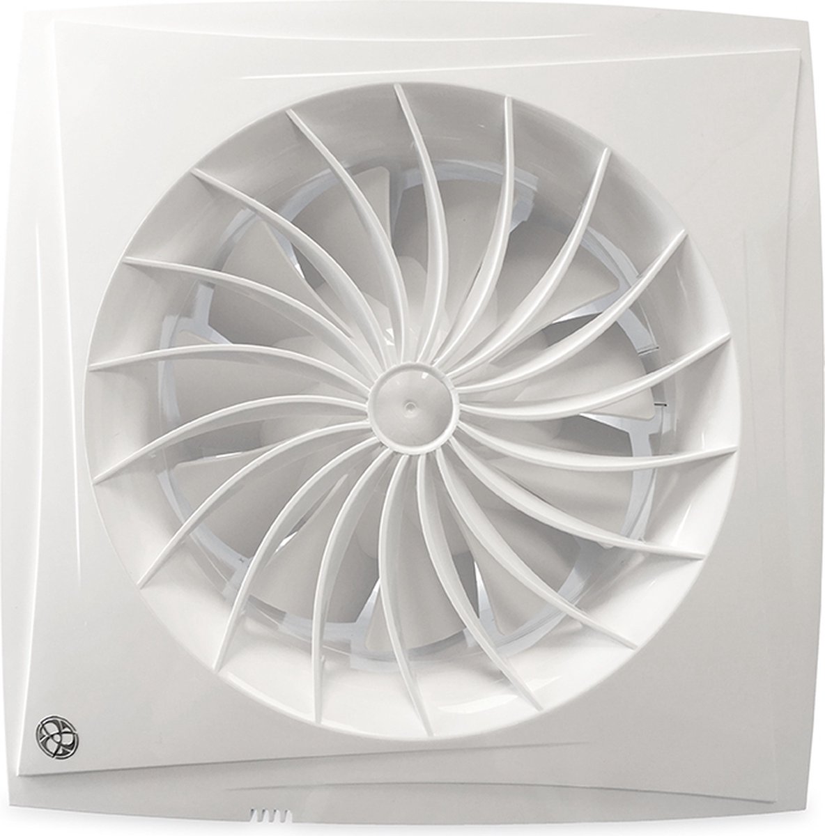 Badkamerventilator Blauberg Sileo - Ø 125mm - MET TIMER + VOCHTSENSOR (SILEO125H)