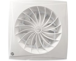 Badkamerventilator Blauberg Sileo - Ø 125mm - MET TIMER + VOCHTSENSOR (SILEO125H)
