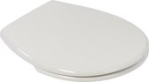 Bol.com Plieger Economy Toiletbril - Universele vorm WC Bril - Thermoplast - Wit - Met Deksel - RVS bevestiging aanbieding