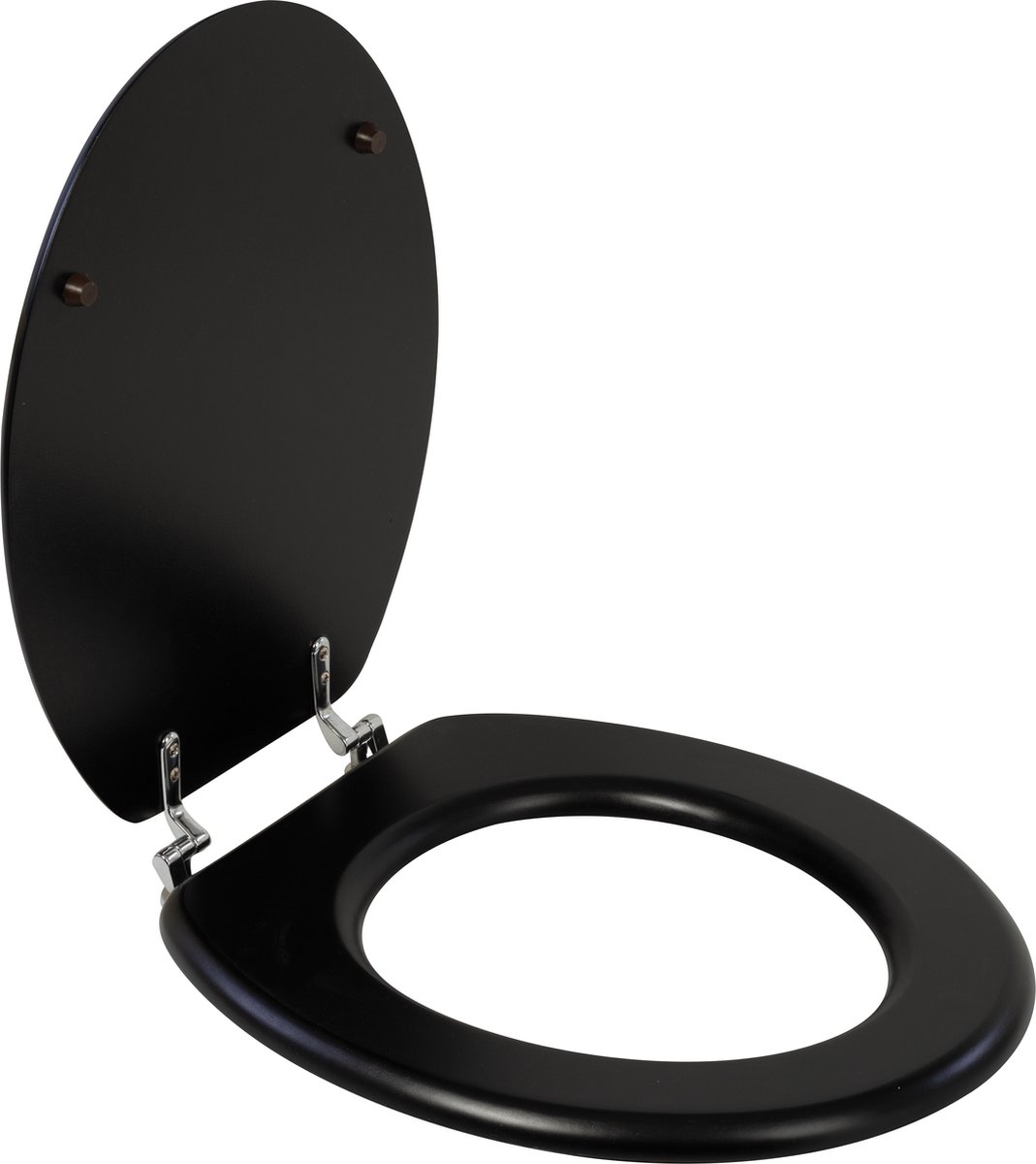 Plieger Classic Toiletbril – Wc Bril Zwart Gelakt MDF – Wc Brillen met  Deksel – met... | bol.com
