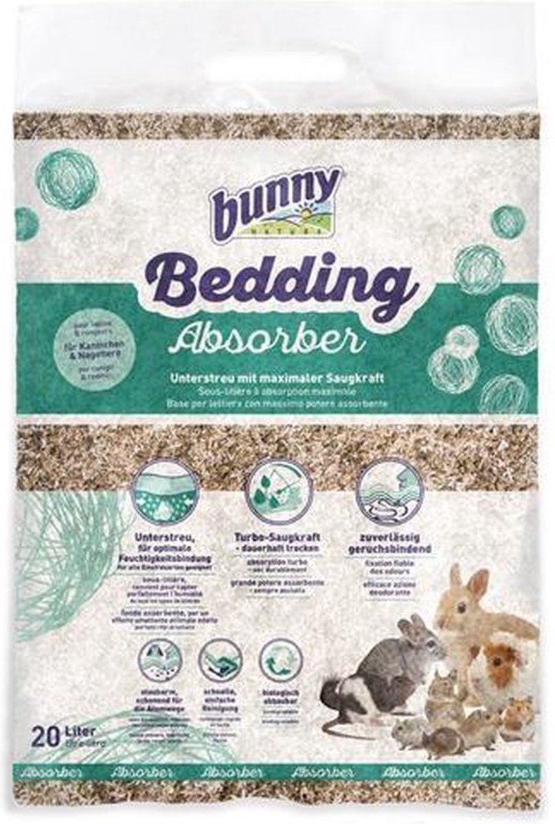 Bunny Nature Bedding Absorber – Bodembedekking – 20L