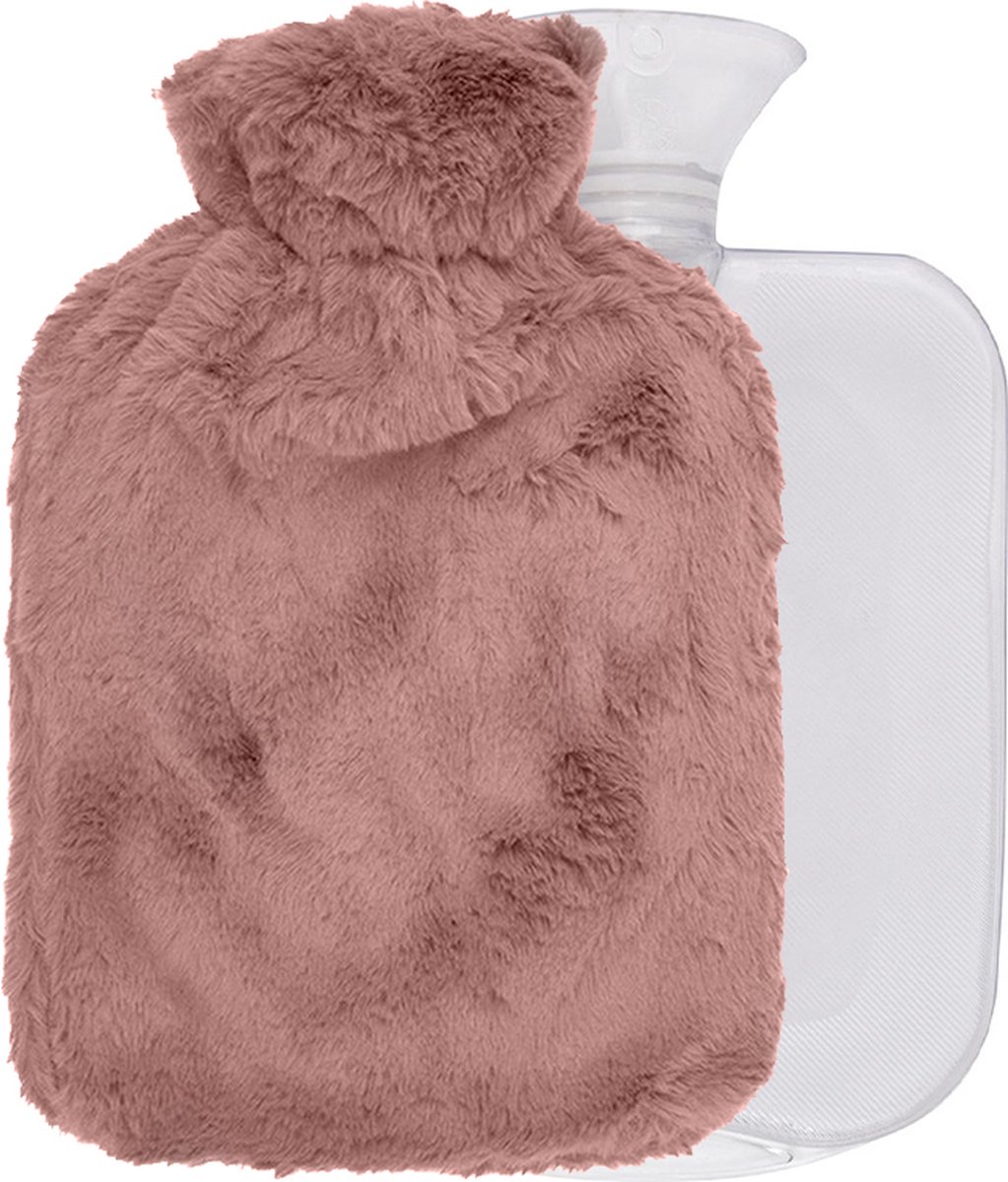 Kruik met Hoes – Warmwaterkruik – Waterkruik – 2 liter – Roze