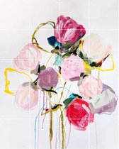 IXXI Bloom 0709 - Wanddecoratie - Bloemen en Planten - 80 x 100 cm