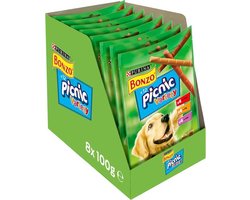 8x Bonzo (Friskies) Picnic Variety - Hondensnack - 100g