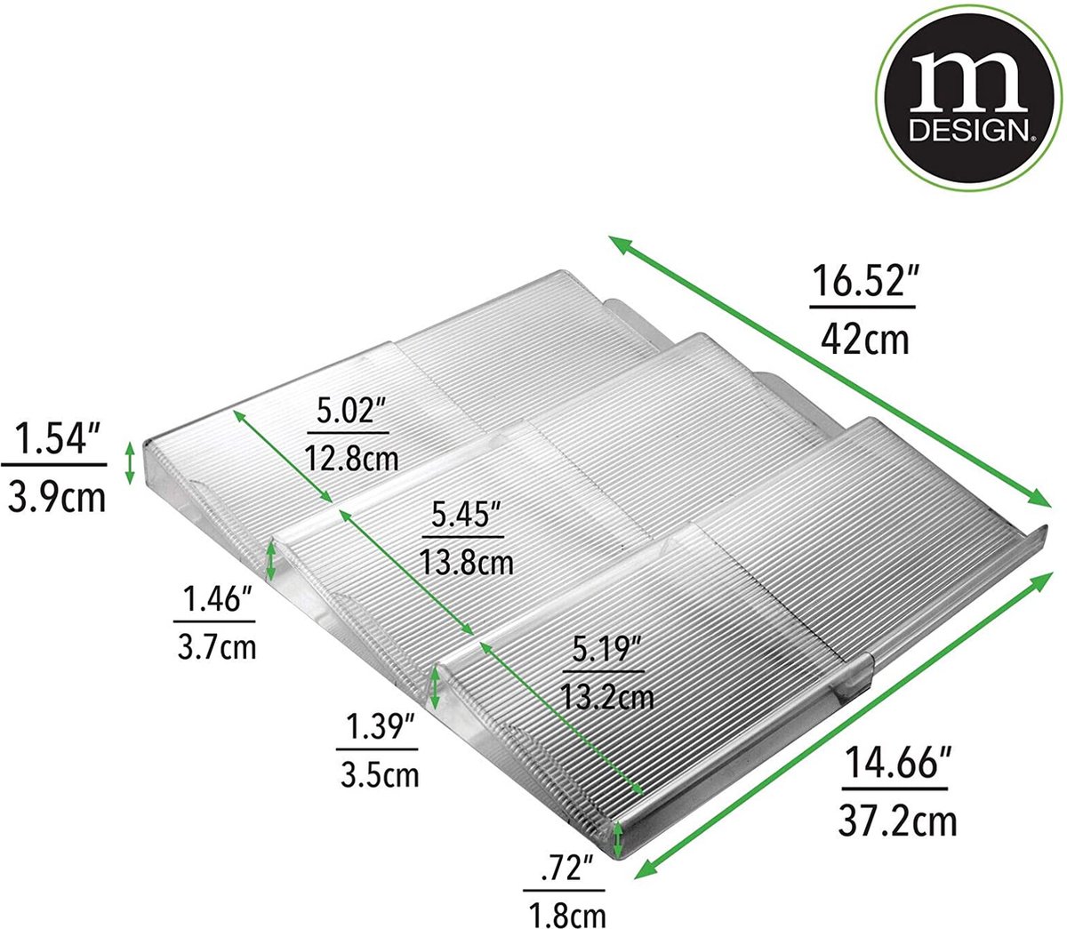 mDesign - Kruidenrek - lade-organizer - voor keuken, badkamer en kantoor - voor kruiden en specerijen - uitschuifbaar/3 etages - crème mDesign - Kruidenrek - lade-organizer - voor keuken, badkamer en kantoor - voor kruiden en specerijen - uitschuifbaar/3 etages - crème