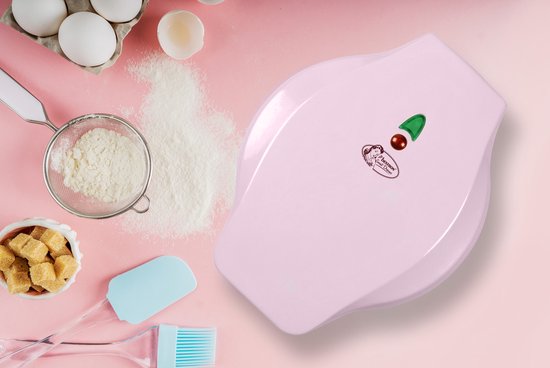 Bestron Wafelijzer - AAW700P - 700W- Mini cakes - Dierenvormpjes - Roze - 5 jaar garantie van Bestron — afbeelding 3