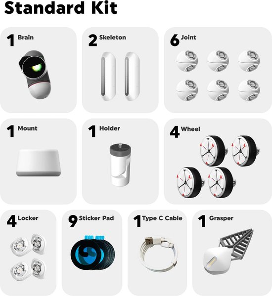 Clicbot Modulaire Educatieve Robot - Standaard Kit Plus | bol