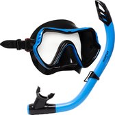 Atlantis Samana Pro Combo - Snorkelset - Volwassenen - Zwart/Blauw