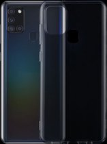 Mobigear Doorzichtig Hoesje geschikt voor Samsung Galaxy A21s Telefoonhoesje Flexibel TPU Extra Dun | Mobigear Ultra Thin Backcover | Doorzichtig Telefoonhoesje Galaxy A21s | Galaxy A21s Case | Back Cover - Transparant